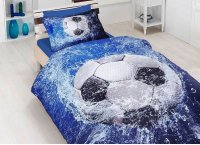 Постельное белье сатин 3D First Choice - Football (Турция), подростковый